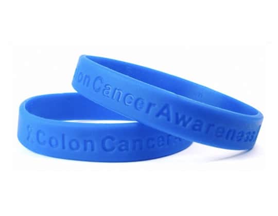 colon cancer awareness bracelets